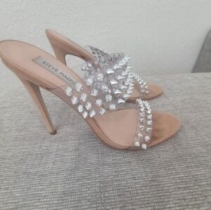 Steve Madden Women Spiked Sandal Heel